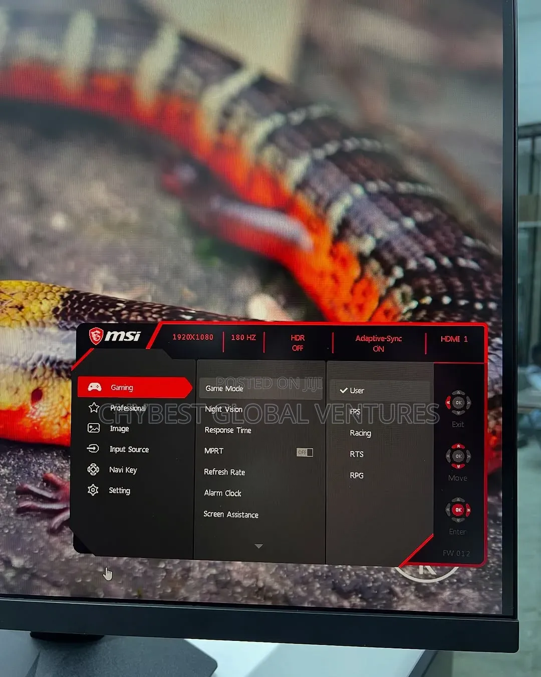27 Inches MSI Monitor Resolution 1440p