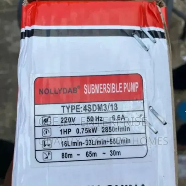 1hp Nollydab Submersible Pump