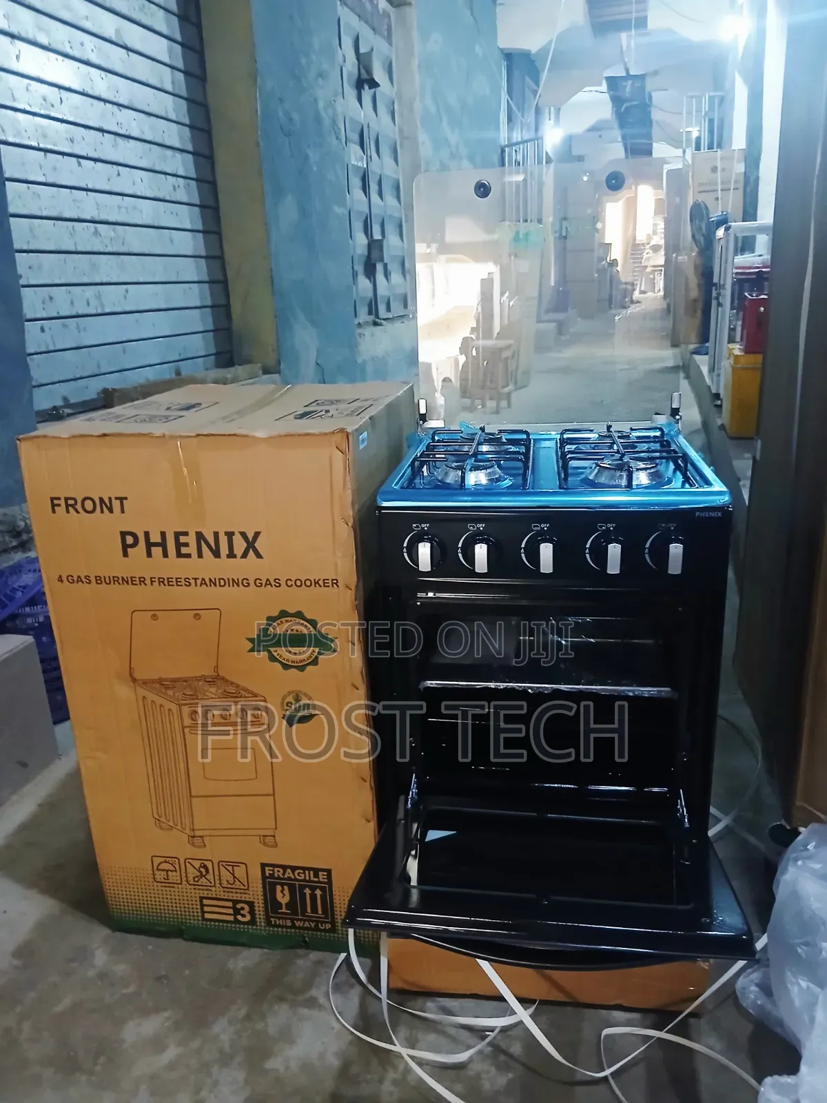 Phenix 4 Gas Burner Standing Cooker With Oven.