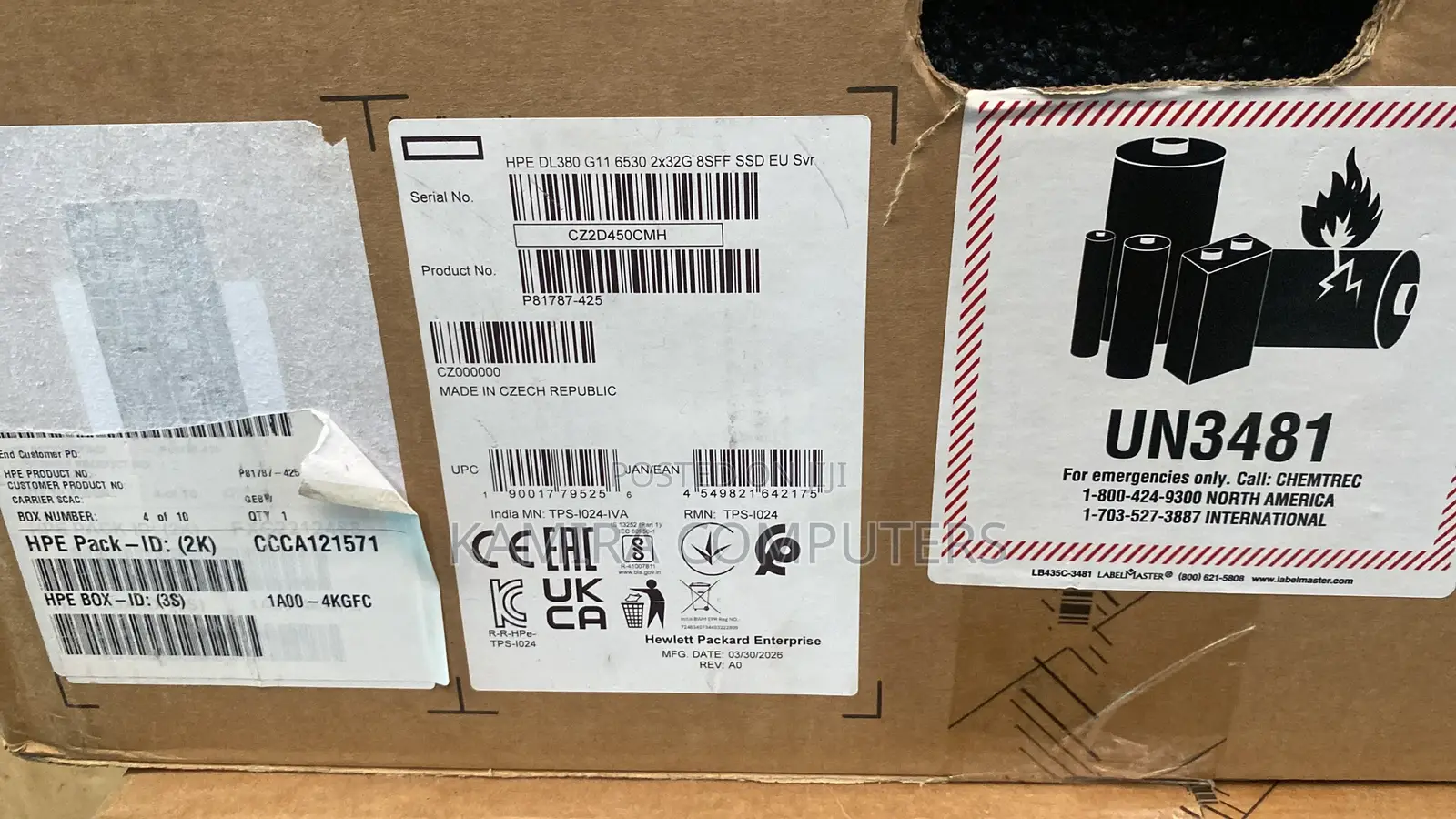 New Server HP ProLiant DL380 Gen10 32GB Intel Xeon HDD 1T