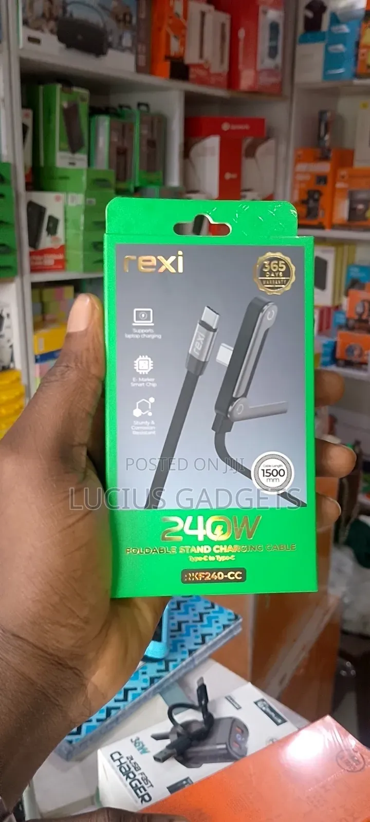 The New RFK240-cc Rexi Stand Charging Cable