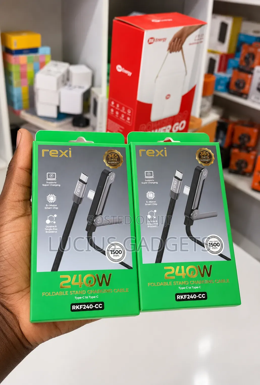 The New RFK240-cc Rexi Stand Charging Cable