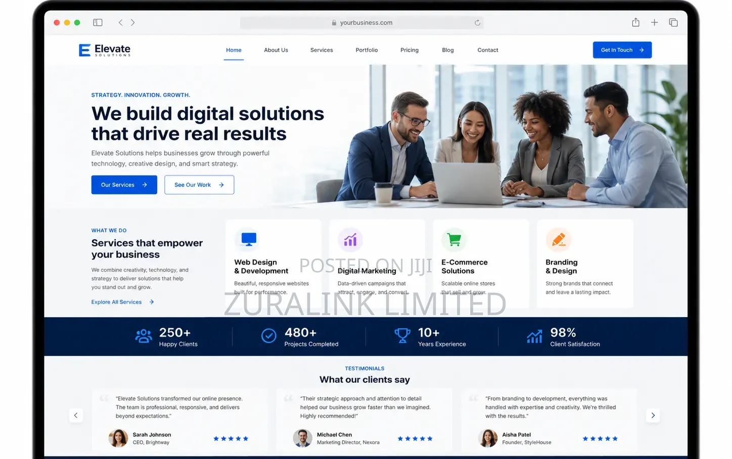 Professional Website Design for Businesses in Lagos