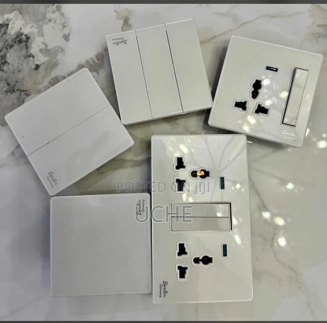 Bristol England/ Berlin Mable Stocket Switches White