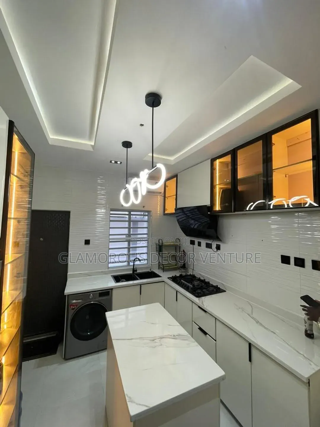 Luxury Modern Kitchen Cabinets Interior Design in Nigeria |