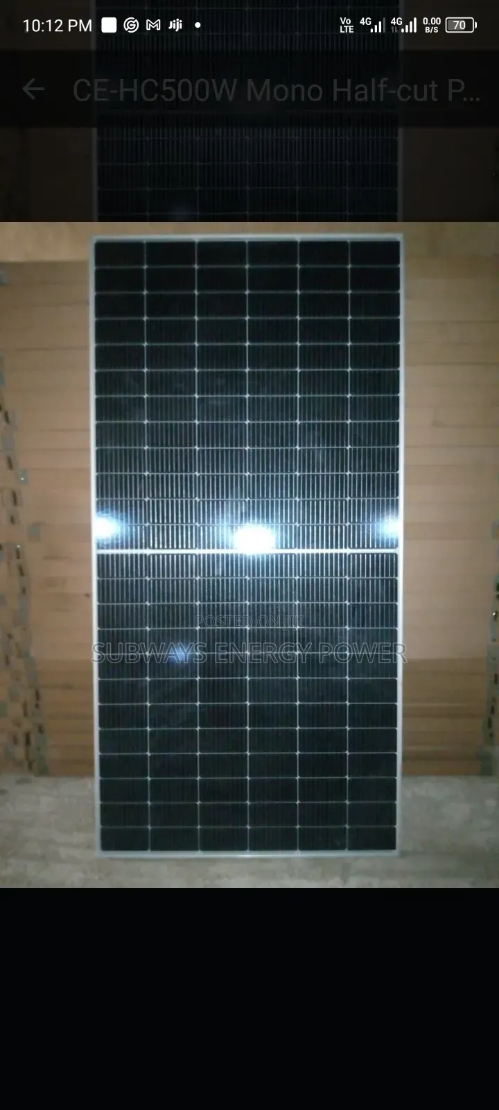 Jinko 620W Bi Facial Solar Panels