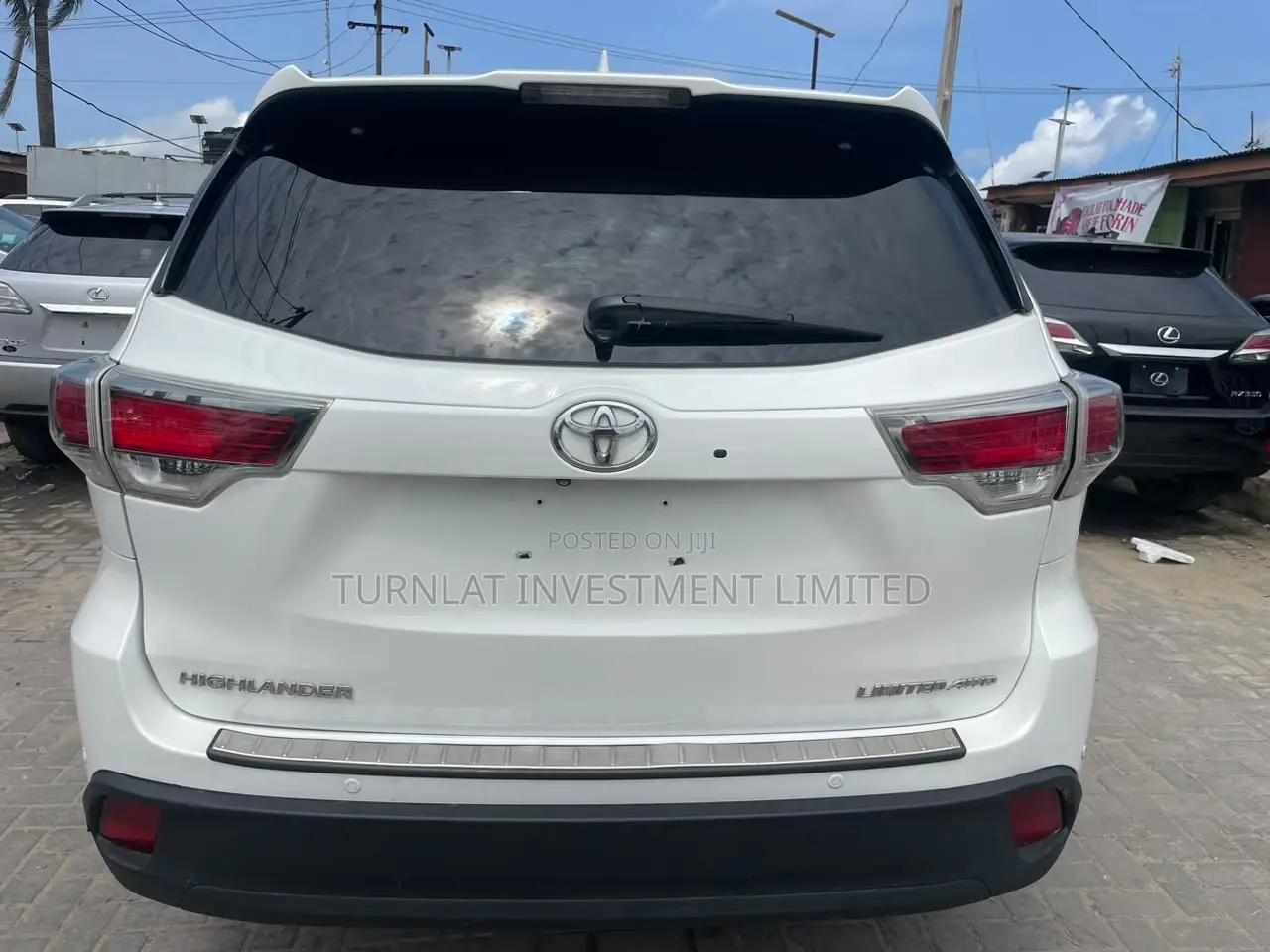Toyota Highlander Limited 4dr SUV (3.5L 6cyl 6A) 2014 White