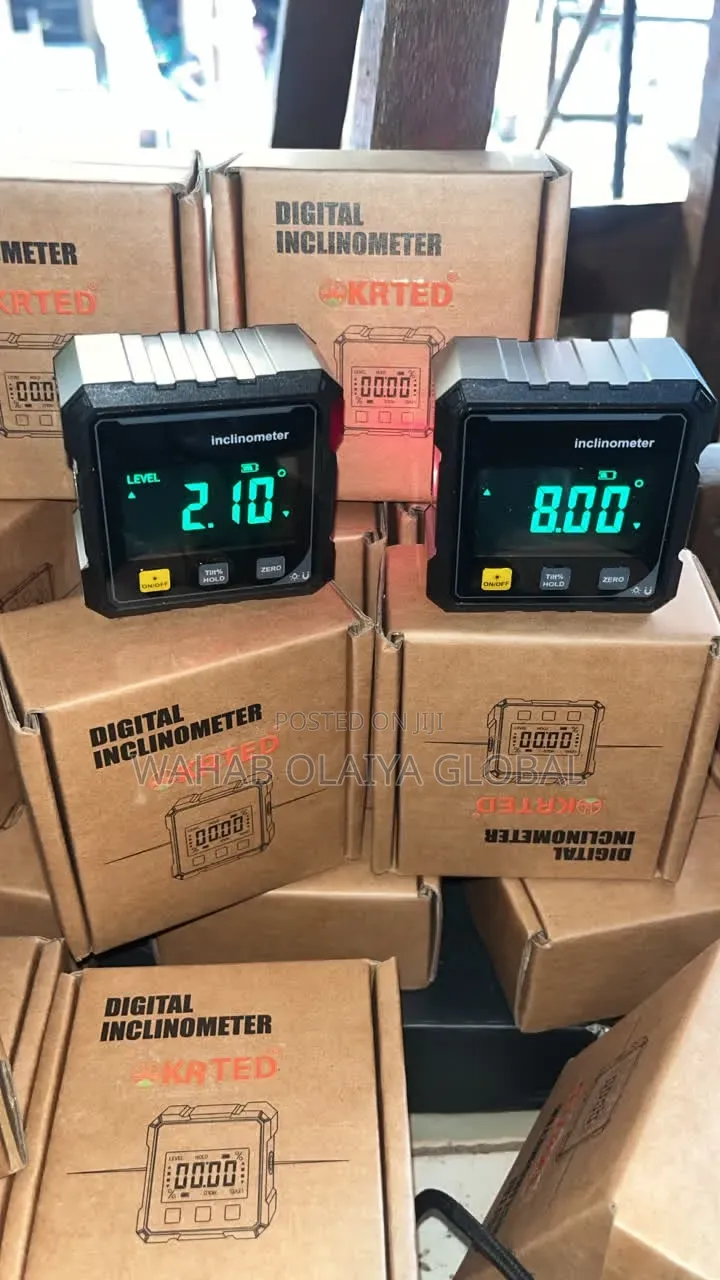 KRTED Digital Inclinometer With Laser Level Rechargeable