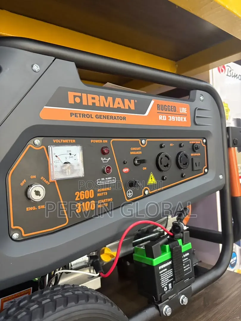 Firman Rugged Generator Rd3910ex 3.1kva