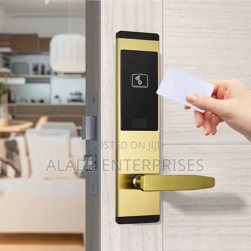 Smart Lock for Aluminum/ Wood/Steel Doors Hotel-Card Keyless