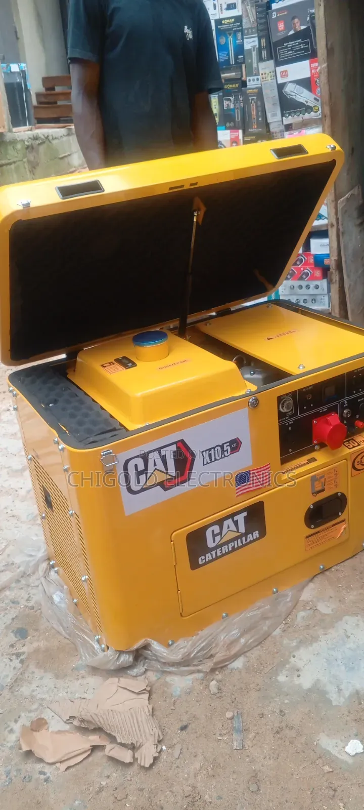 10 kVA Cat Diesel Generator 3 Phase 100% Copper Coil Original