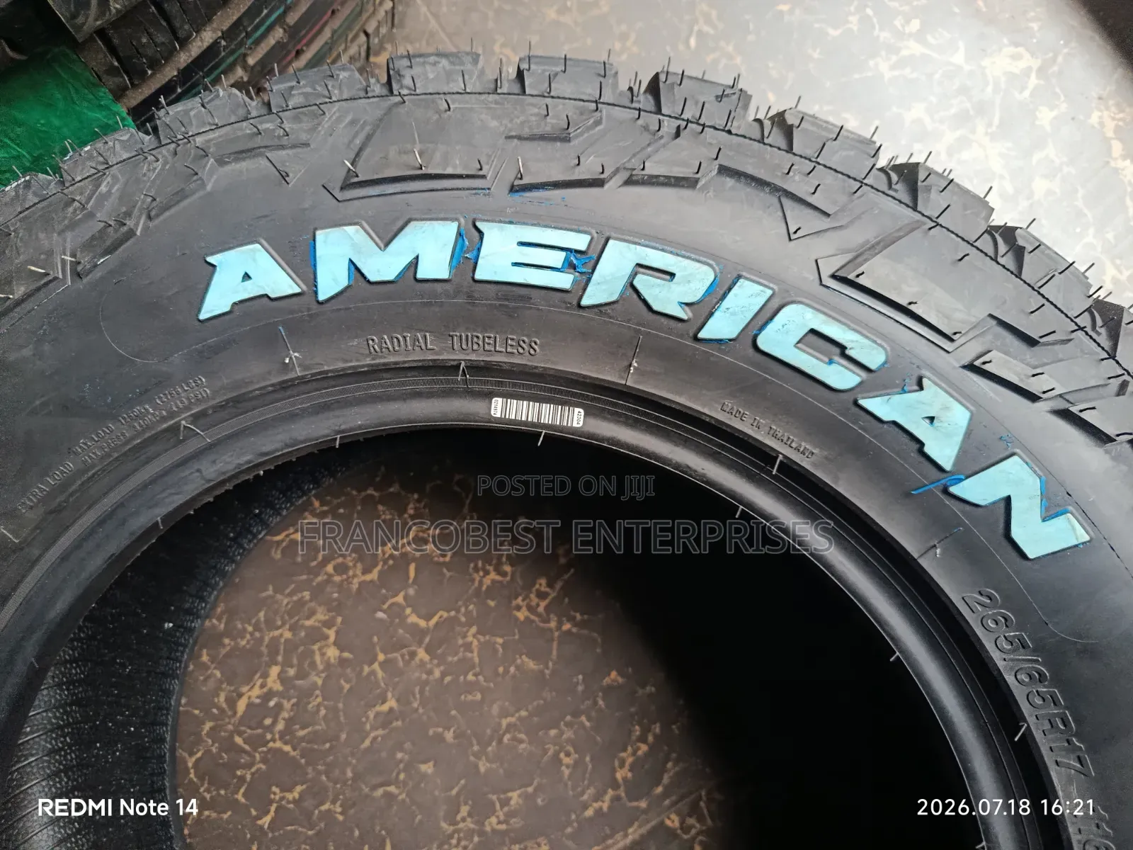 265/65r17 American Roadstar Xl