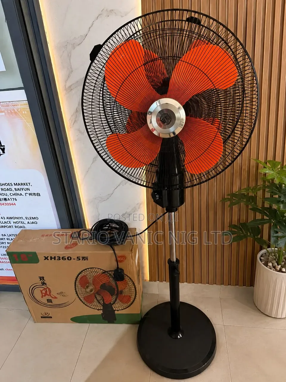 New Imported 20" Double Face 360 Rotation.Standing Face
