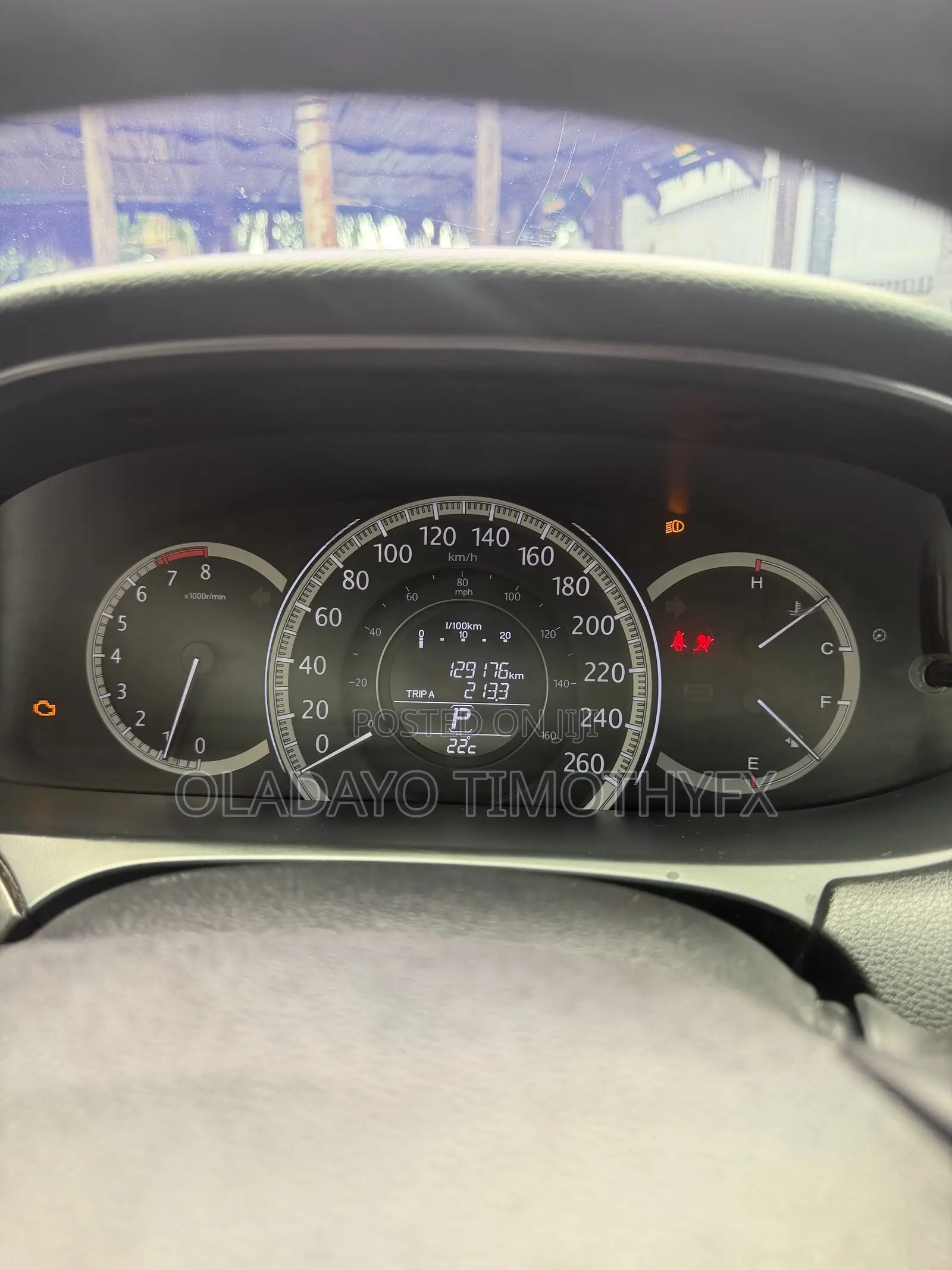 Honda Accord Touring V-6 4dr Sedan (3.5L 6cyl 6A) 2015 Black