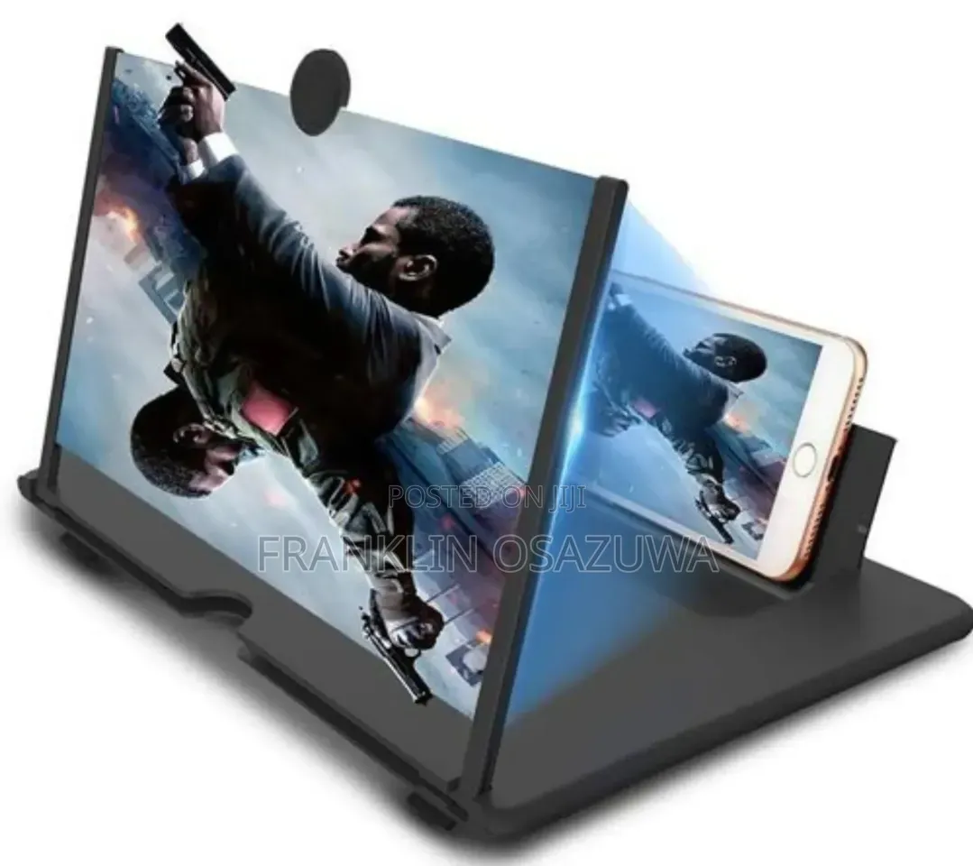 Foldable 12'' HD 3D Mobile Phone Screen Magnifier With Stand