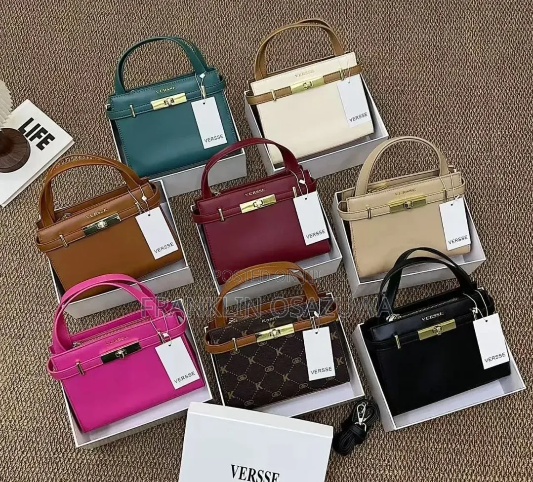 VERSSE Luxury Medium Top Handle Crossbody Handbag for Women