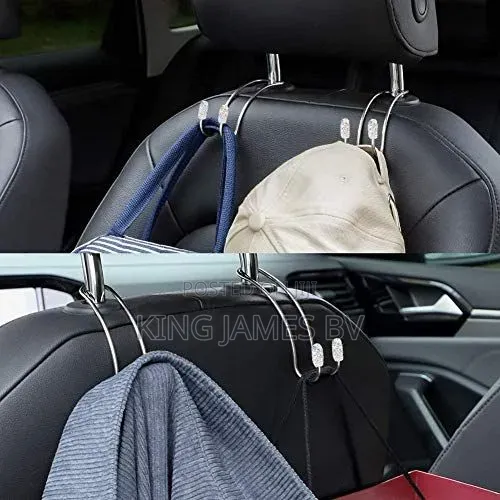 Universal Stainless Car Hanger Hook – Vehicle Organization Tool