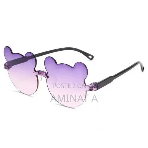 New Trendy Unisex Kids Sunglasses(Purple)