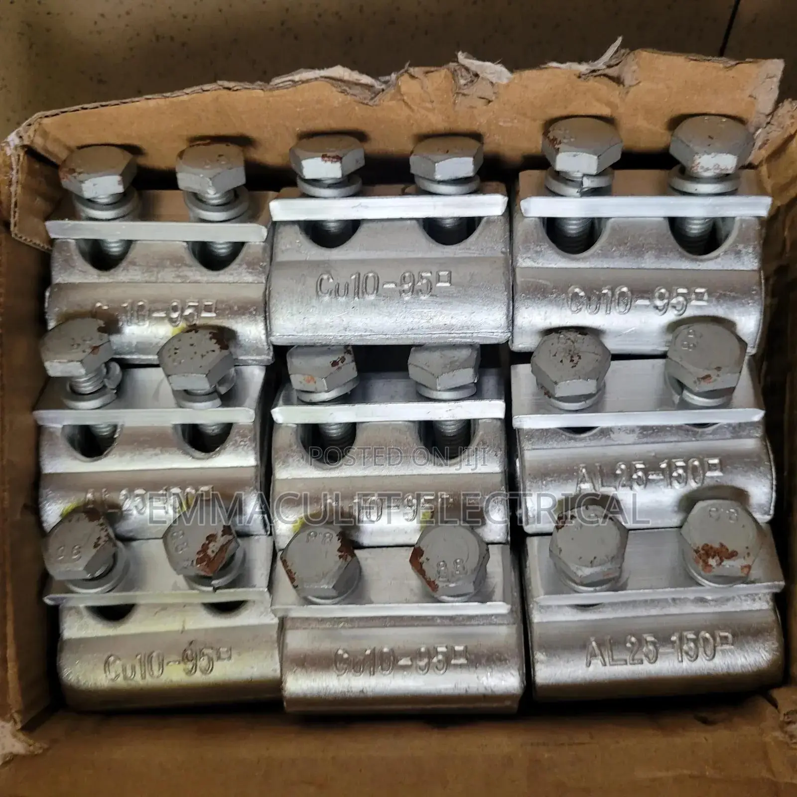 Electrical Connector 2 Bolt Line Tape Copper/Aluminium