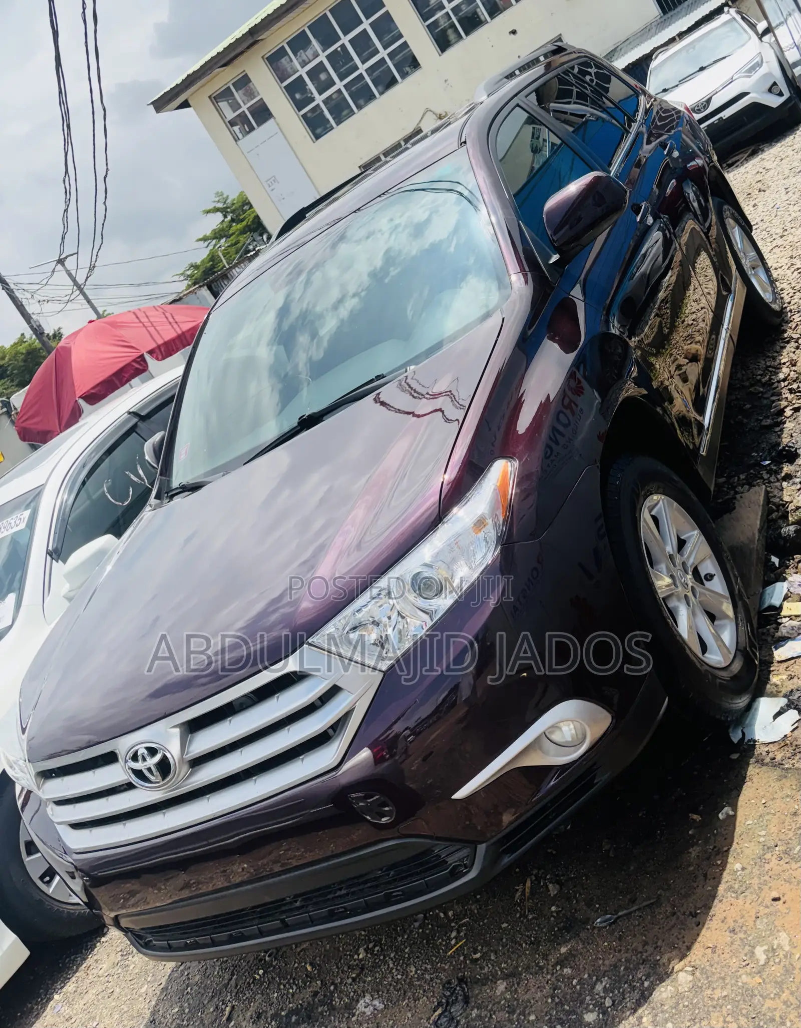 Toyota Highlander 2012 Maroon