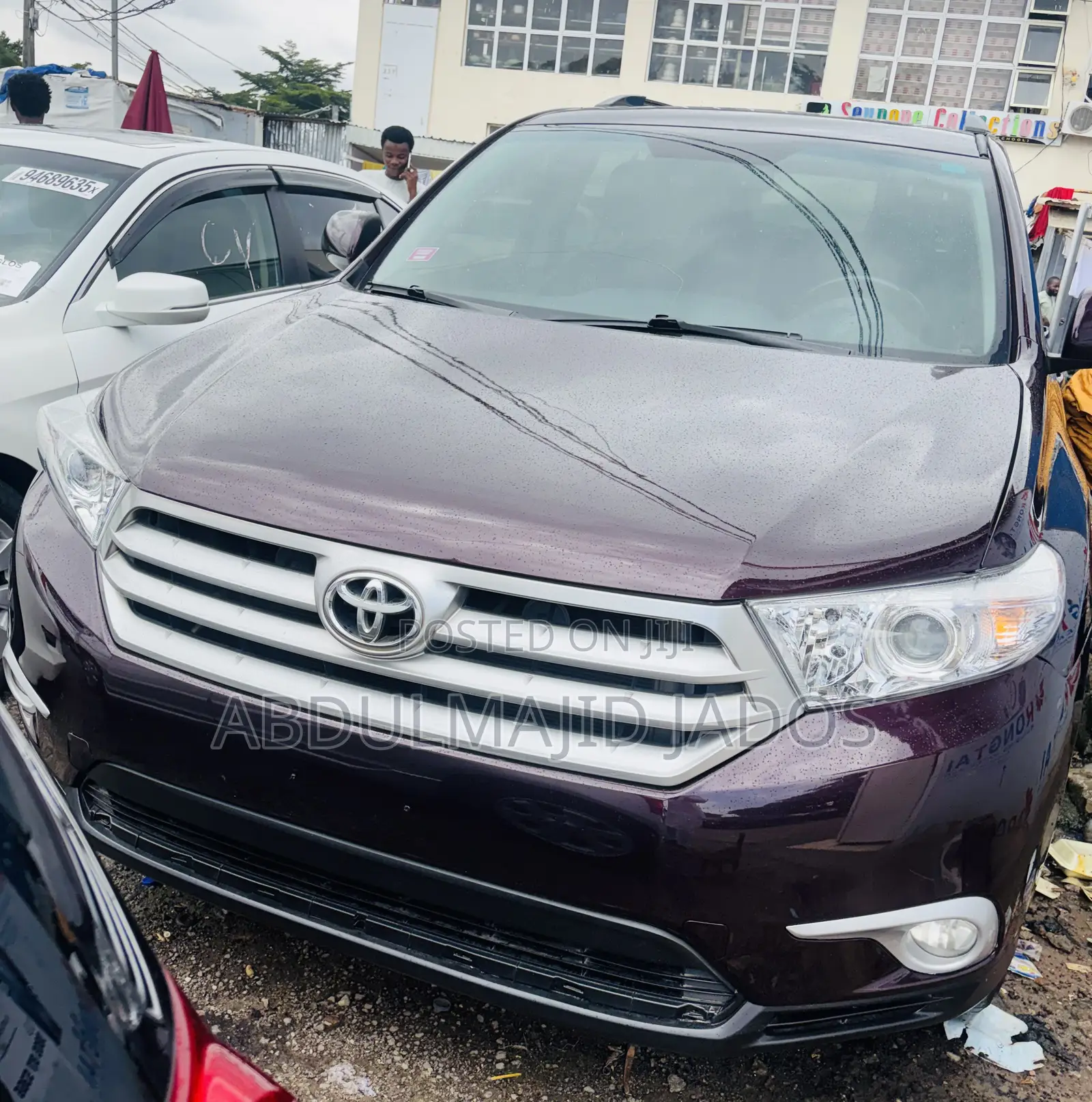 Toyota Highlander 2012 Maroon