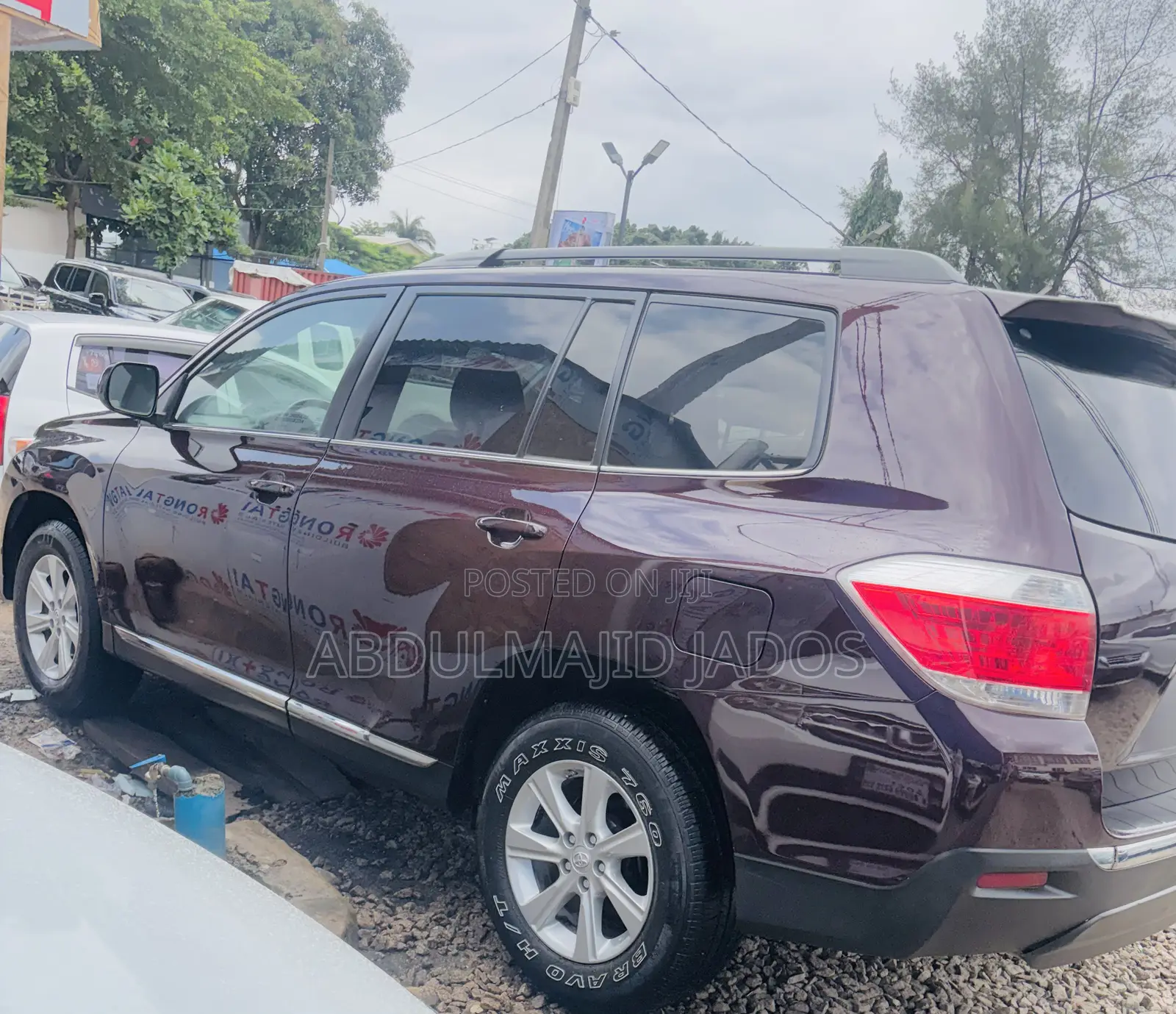 Toyota Highlander 2012 Maroon