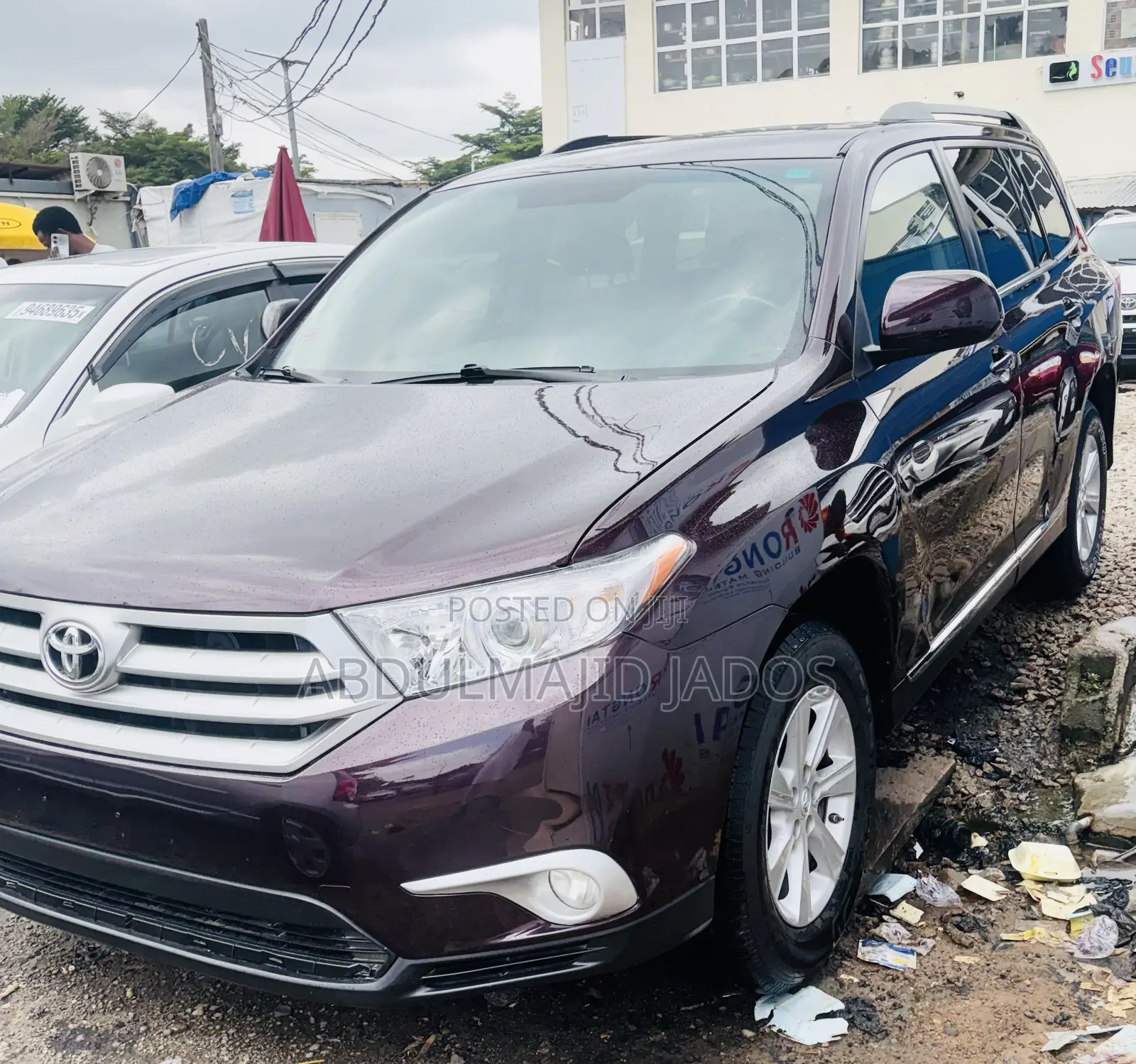 Toyota Highlander 2012 Maroon