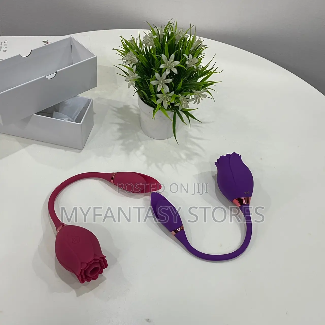 Rose and Suction Vibrator