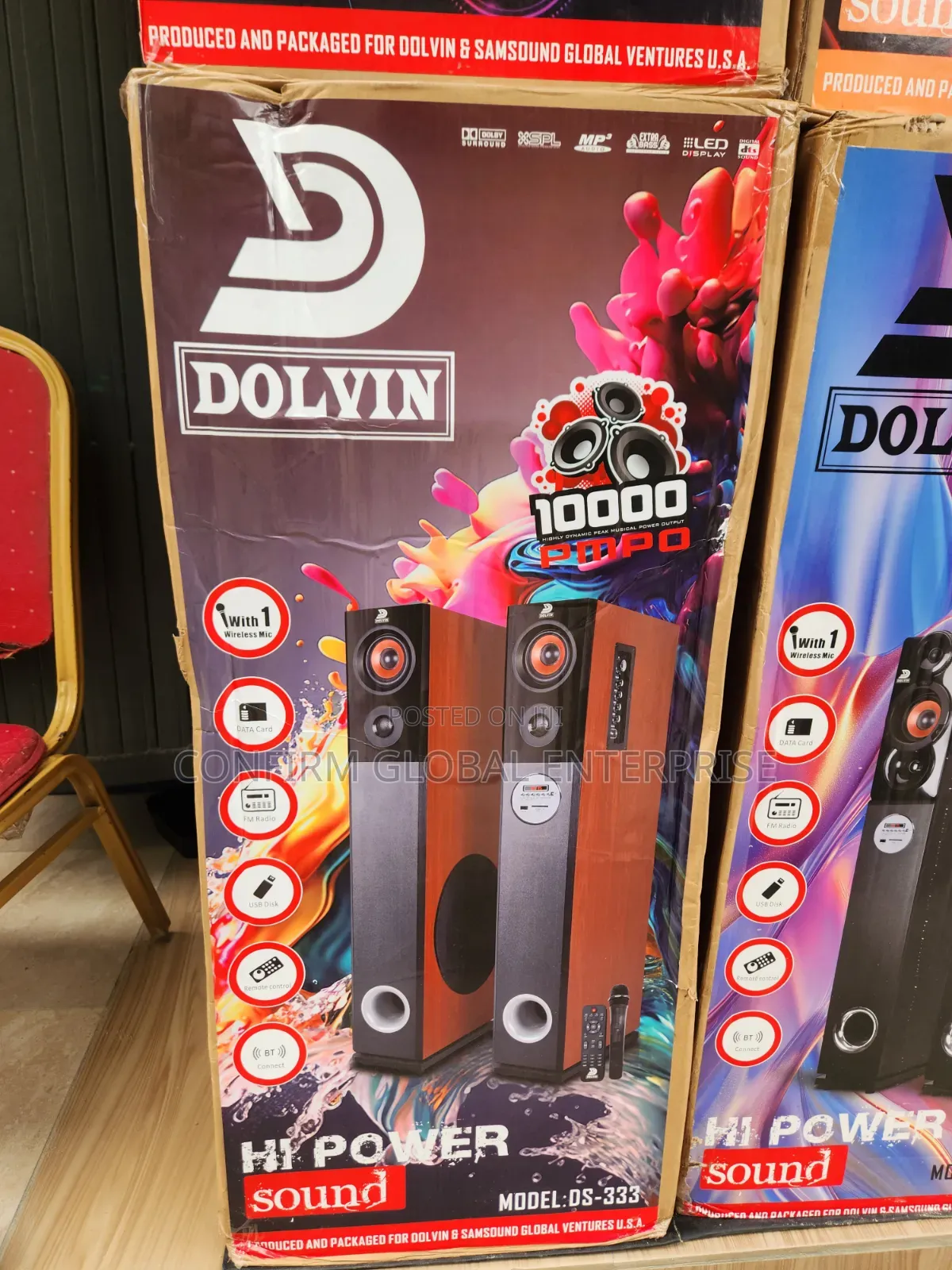 Dolvin DS-333 Wireless Bluetooth Speaker With Mic