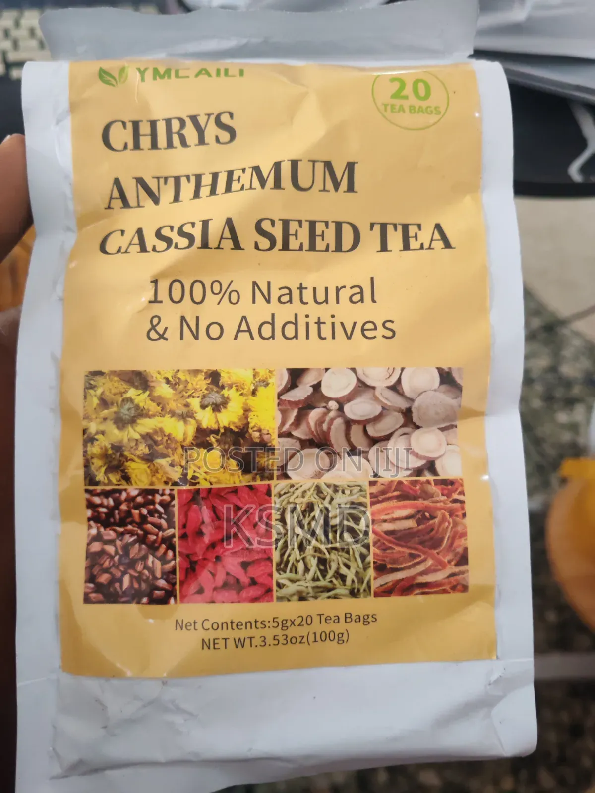 20 TEA BAGS - Chrysanthemum Cassia Seed Tea
