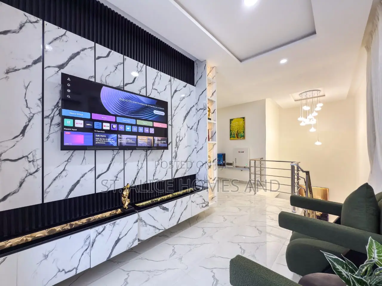 24orty7 Apartment White Luxe 3 Bedroom Apartment With Swimming Pool