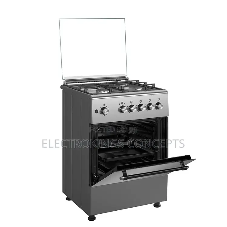 Maxi 60x60 Cm Gas Cooker - 3+1 Burners IGL Inox (Made in Turkey)