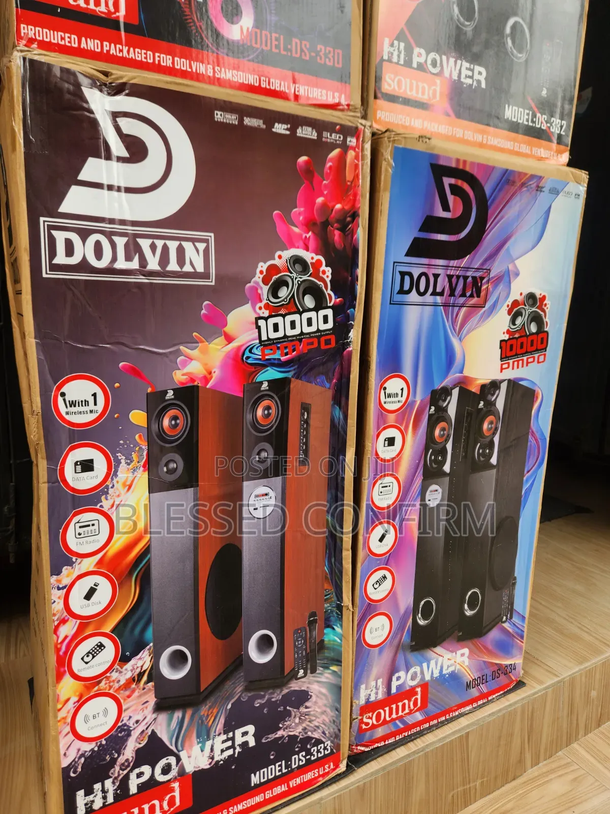 Dolvin DS-333 FM/USB Bluetooth Sound System