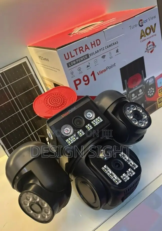 High Quality Tripple Rotational Lens CCTV Camera Ultra Uhd 4g With