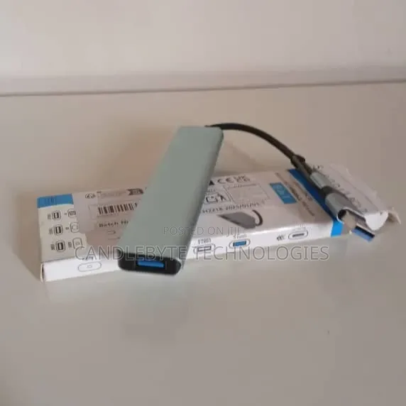 8 in 1 Hub Multiport Adapter Expands Connectivity Easily