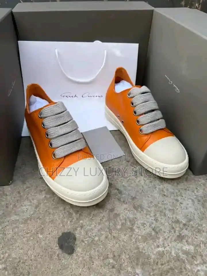 Rick Owens Quality Luxury Men Sneakers