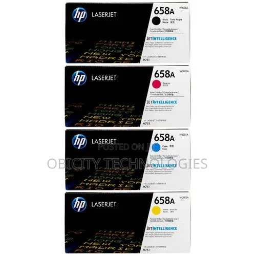 HP 658A SET |Original HP Toner Cartridges -Cyan, Magenta, Yellow