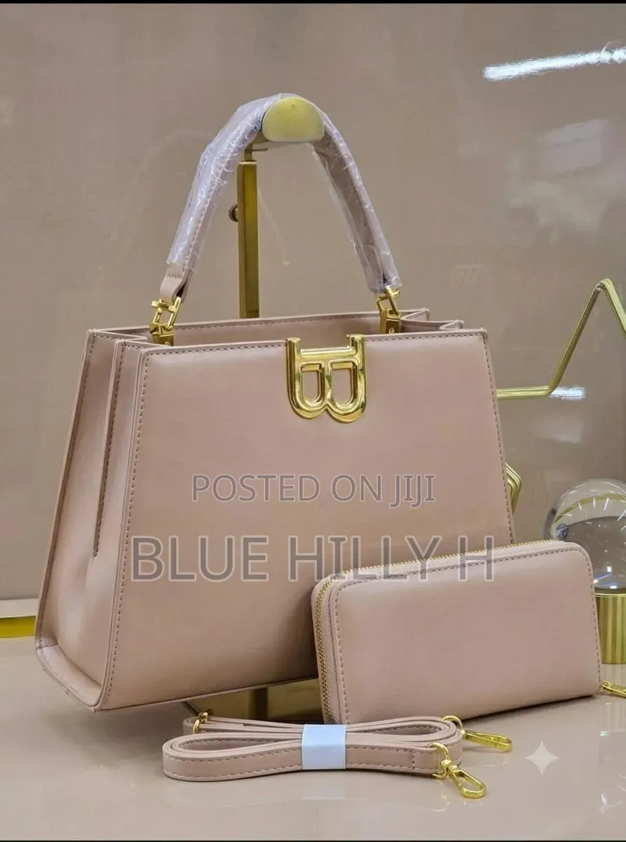 Luxury 2-in-1 Women's Structured Tote Handbag With Matching Wallet