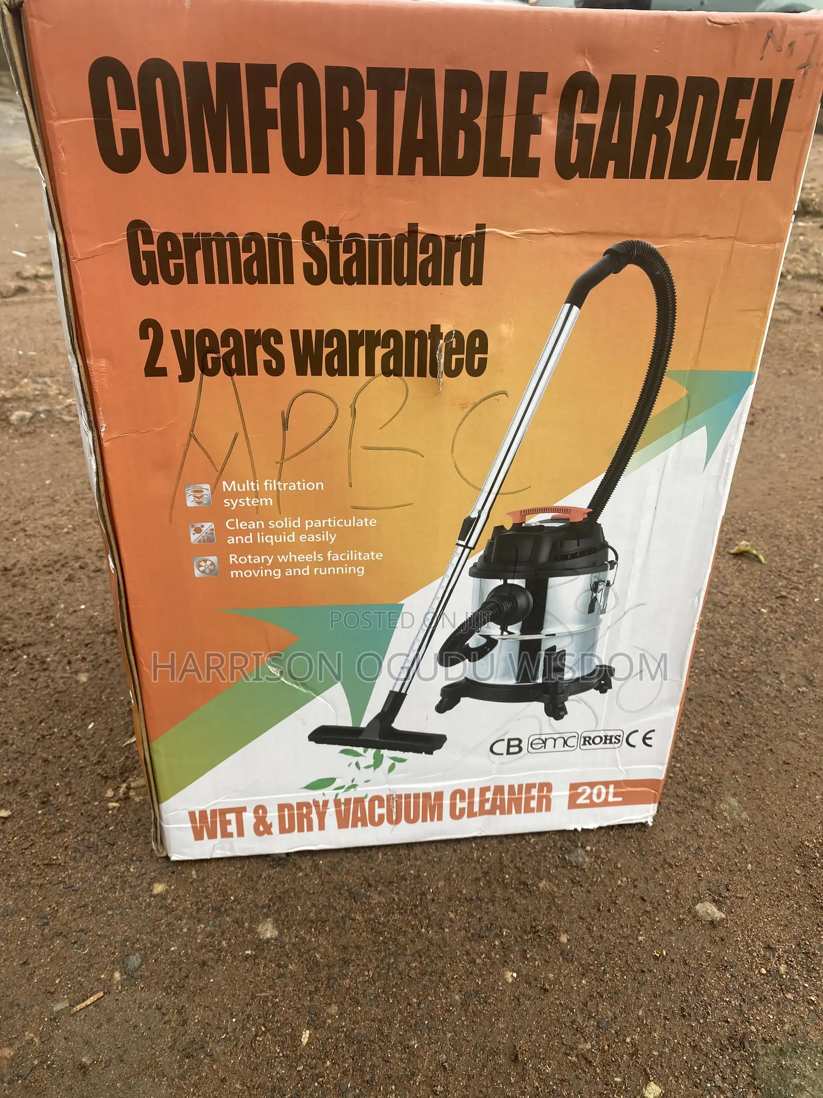 Vaccum Cleaner 20L Available for Sale