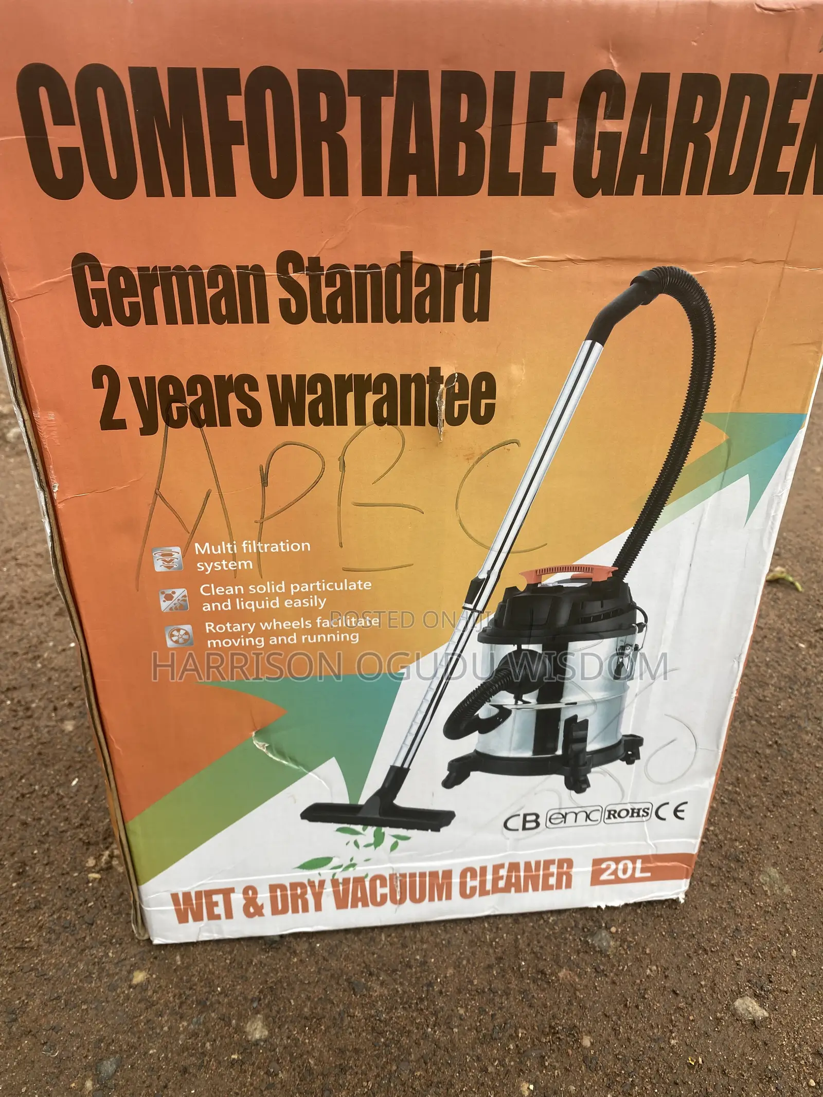 Vaccum Cleaner 20L Available for Sale