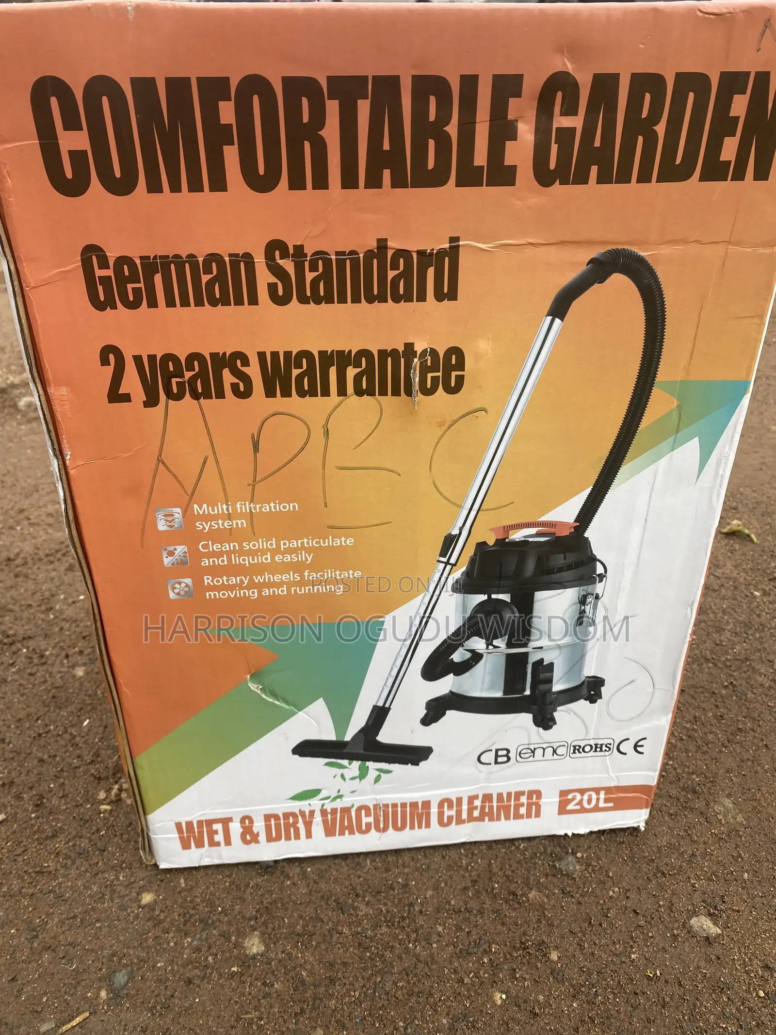 Vaccum Cleaner 20L Available for Sale