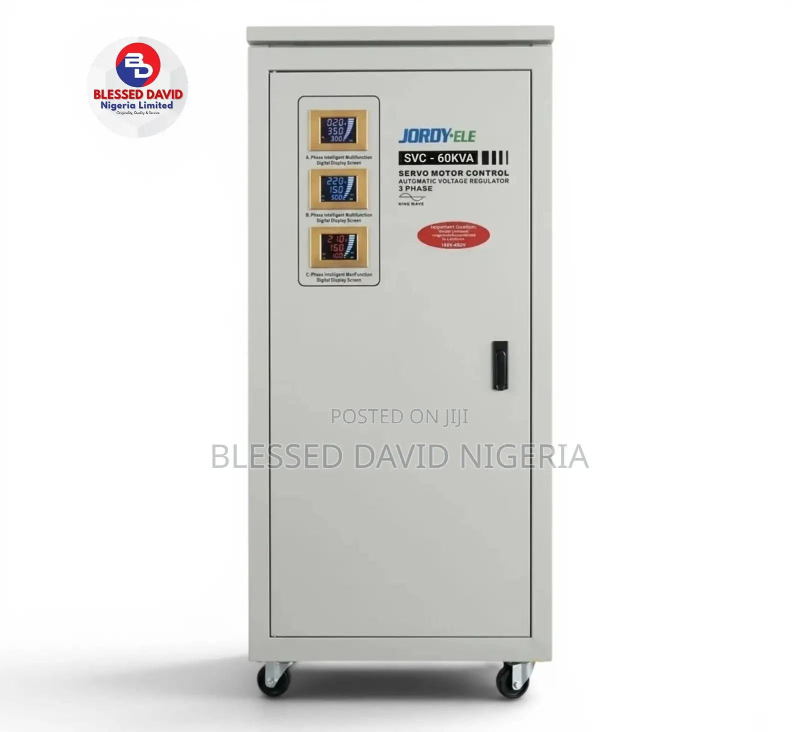 JORDY-ELE SVC-60KVA Servo Automatic Voltage Regulator / Stabilizer