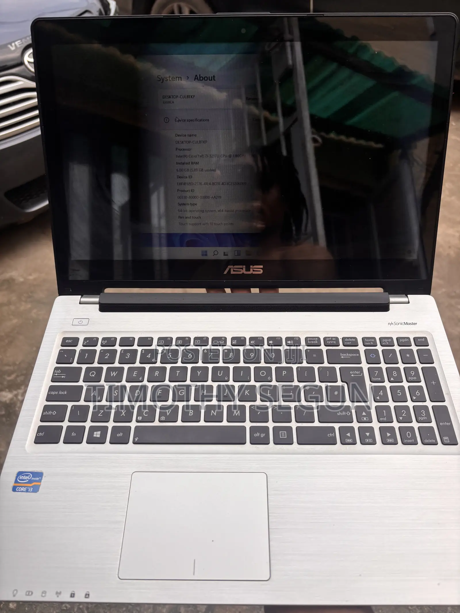 Laptop Asus VivoBook S550CA 6GB Intel Core i3 SSD 700GB