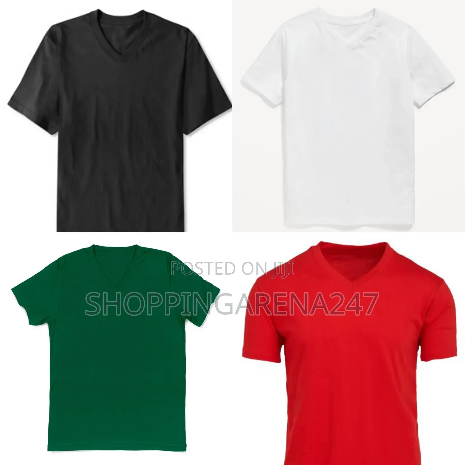 Plain v Neck T Shirt