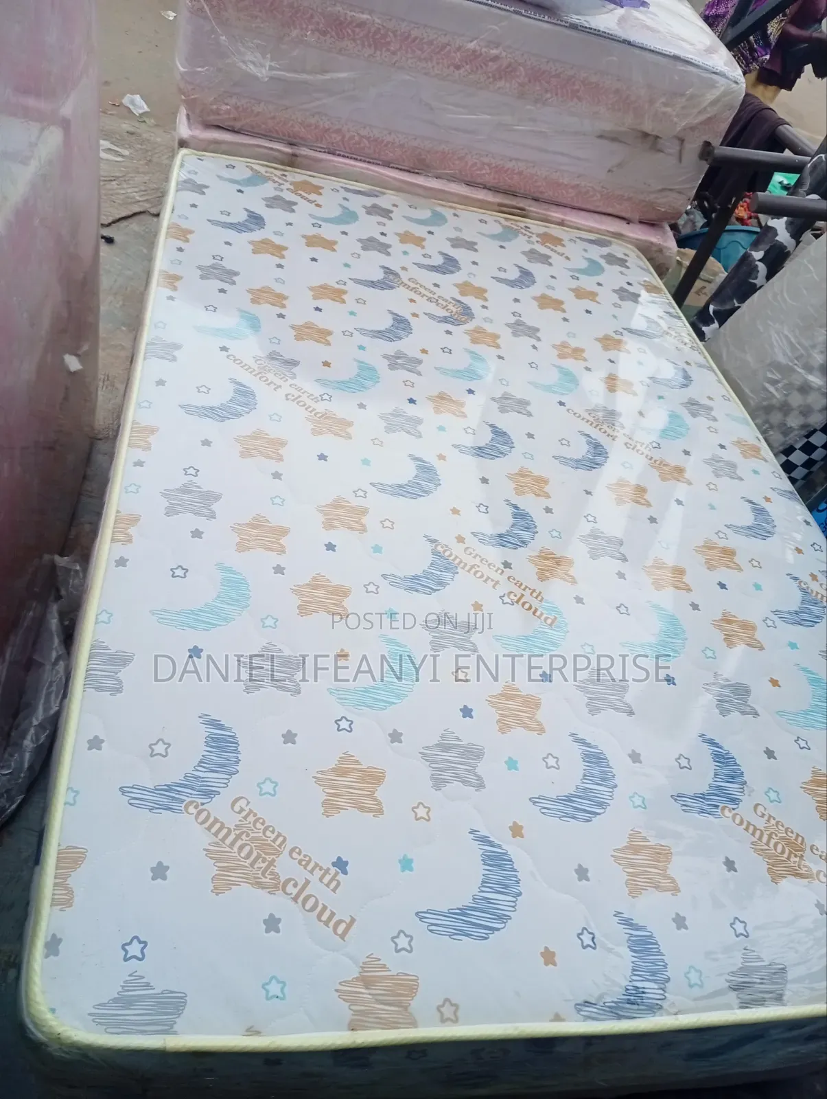 3 by 6 by 6inches Green Earth Semi Orthopaedic Mattress
