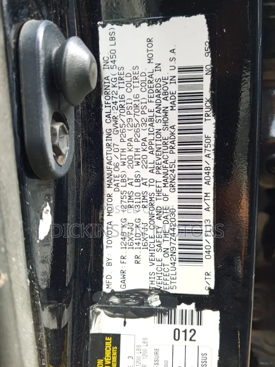 Toyota Tacoma 2008 Black
