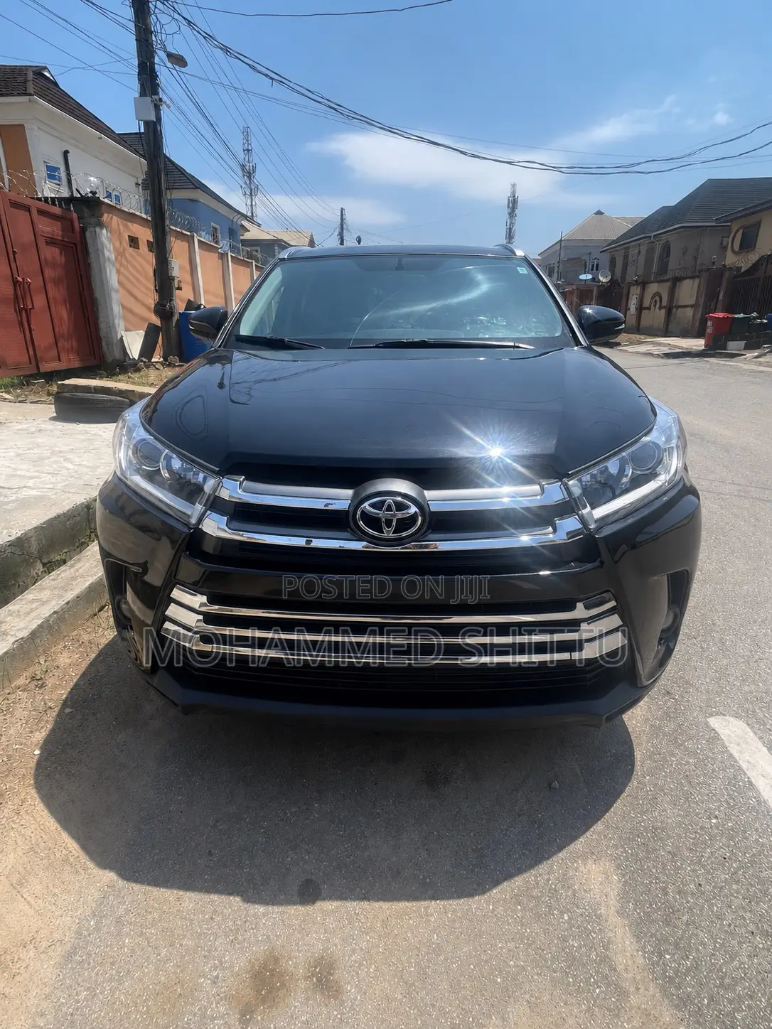 Toyota Highlander LE Plus 4x4 V6 (3.5L 6cyl 8A) 2017 Black