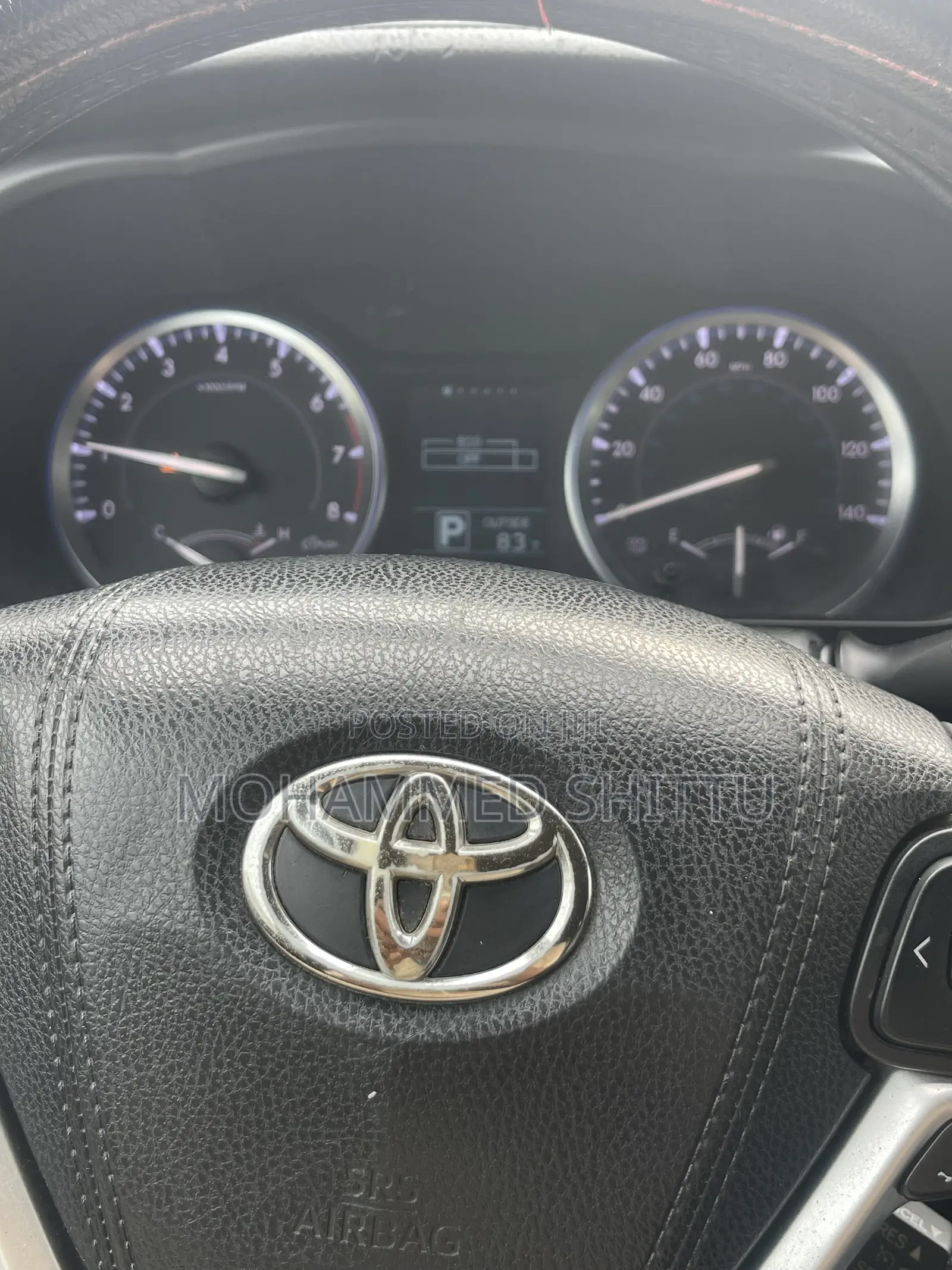 Toyota Highlander LE Plus 4x4 V6 (3.5L 6cyl 8A) 2017 Black