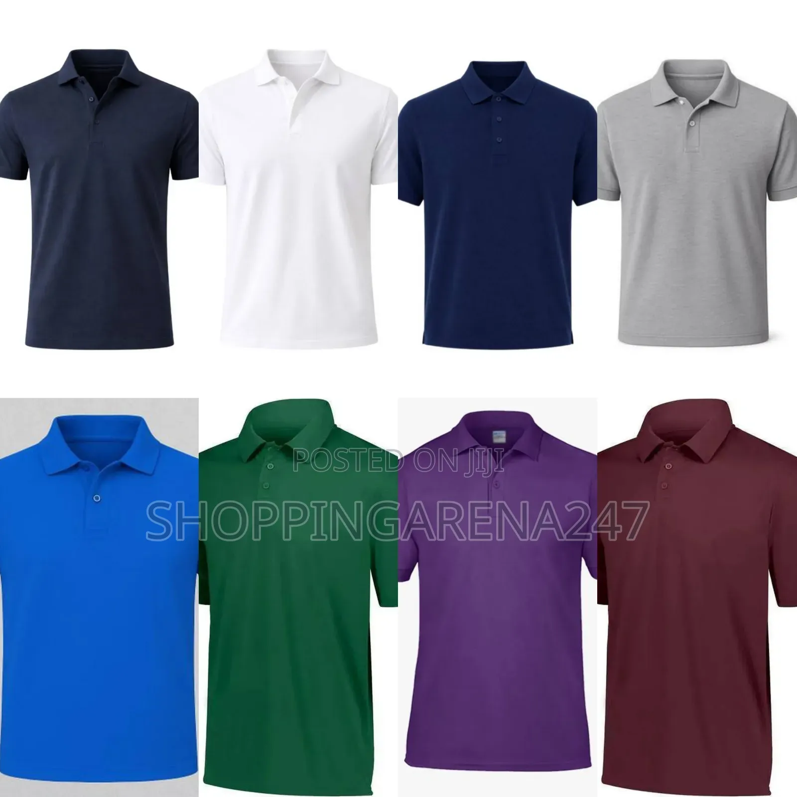 Plain Collar Neck T-Shirts