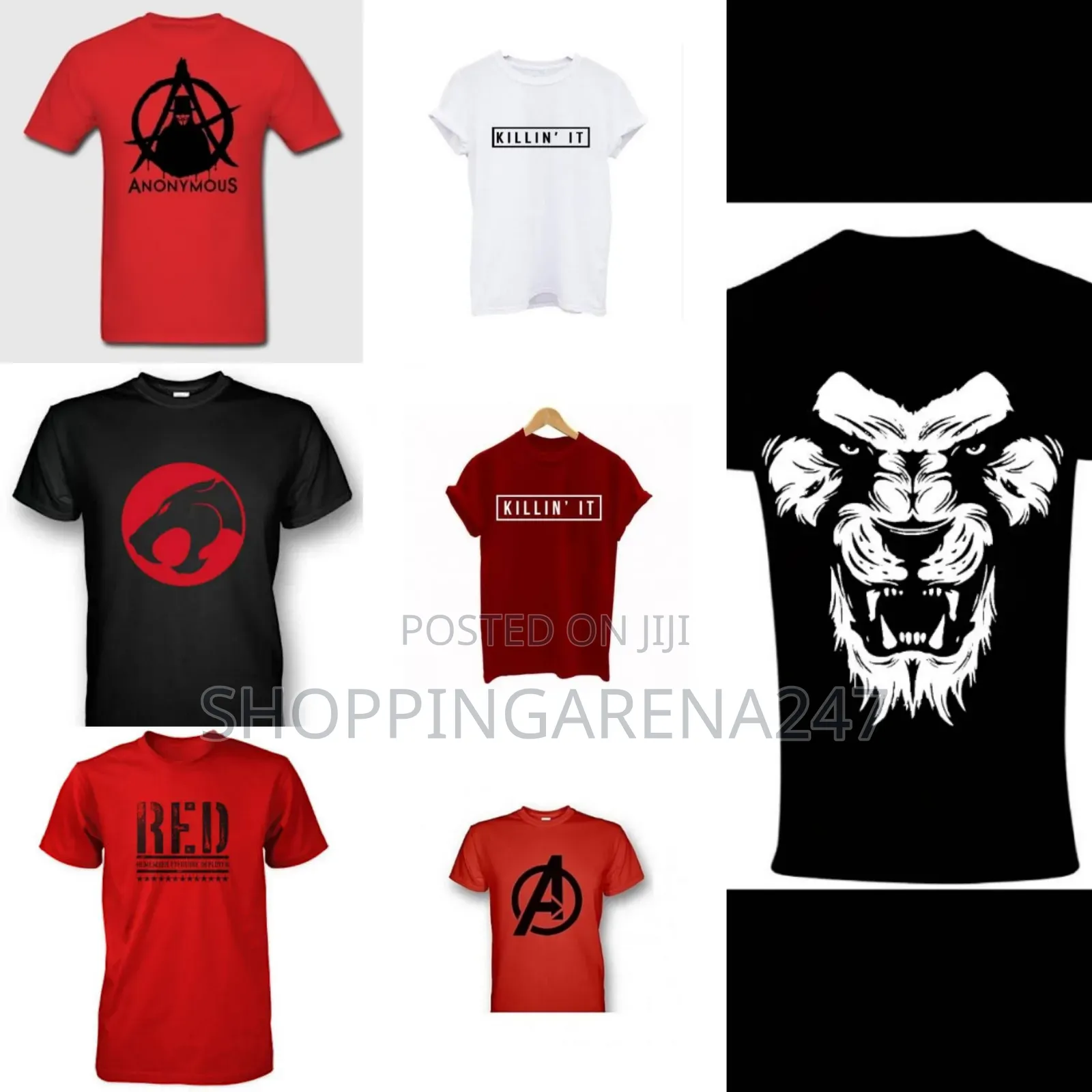 Printed Round Neck T-Shirts